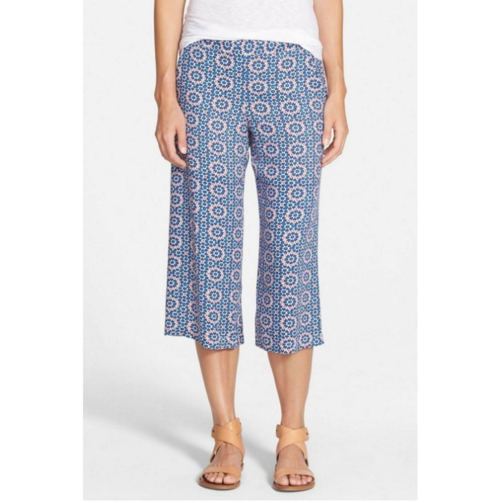 Ella Moss ‘Yazmin’ Wide Leg Cropped Casual Pants S